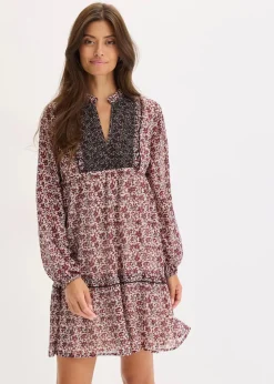 Damen bonprix Bekleidung·Pullover & Strickjacken|Kleider|Kleid mit Stickerei