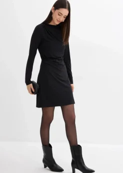 Hot Kleid mit U-Bootausschnitt Damen Bekleidung·Pullover & Strickjacken|Kleider