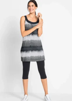 Damen bonprix Bekleidung·Kleider|Hosen|Kleid+Capri-Leggings (2-tlg. Set)