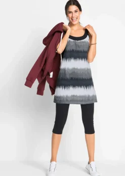 Damen bonprix Bekleidung·Kleider|Hosen|Kleid+Capri-Leggings (2-tlg. Set)