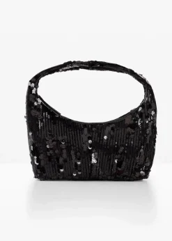 Outlet Kleine Handtasche mit Pailletten Damen Taschen