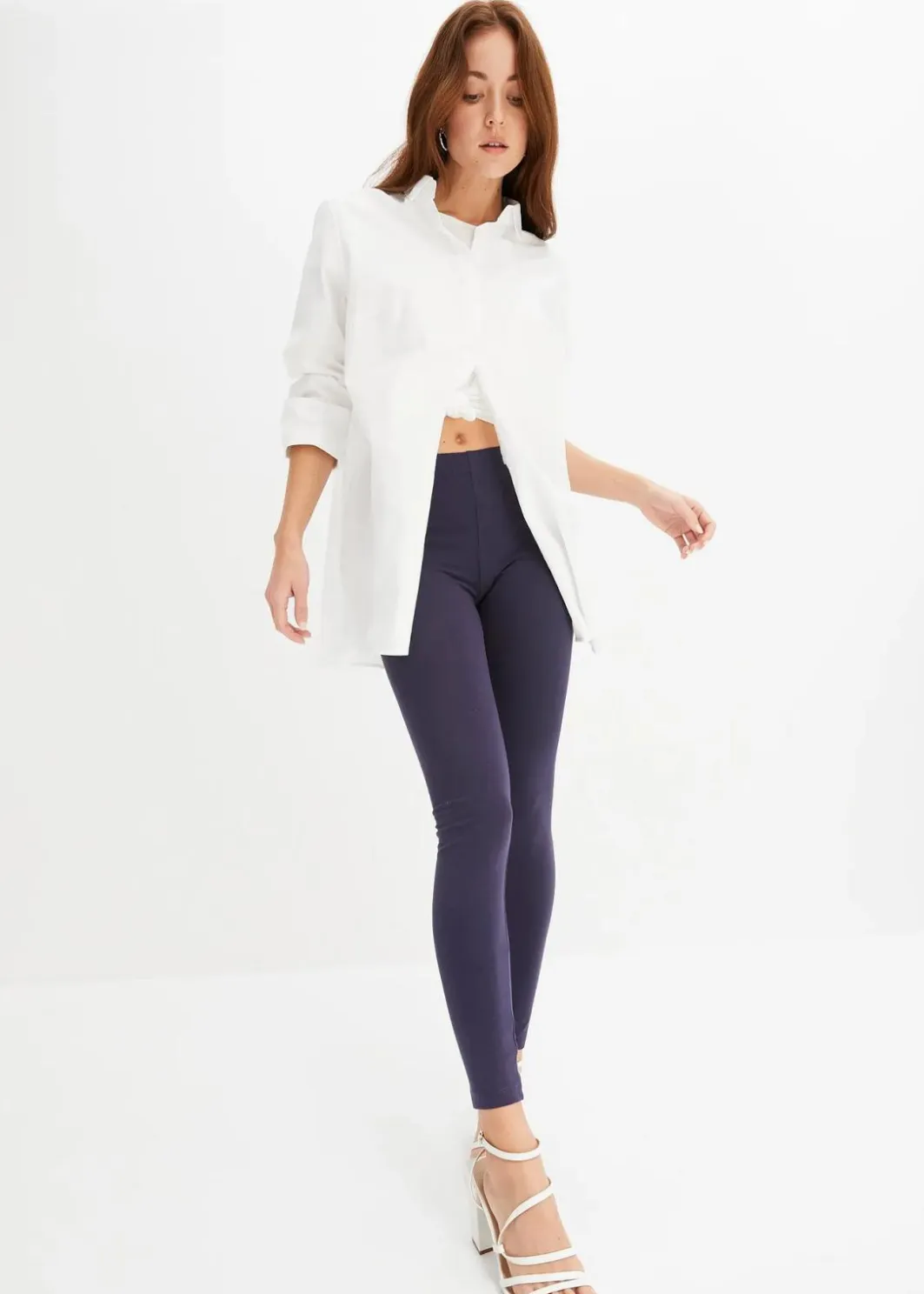 Sale Knöchelfreie Leggings (2er-Pack) Damen Hosen|Basics