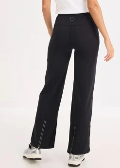 Damen bonprix Bekleidung·Sweat|Bekleidung·Kleider|Komfort- Sport-Hose mit verstellbarer Beinweite