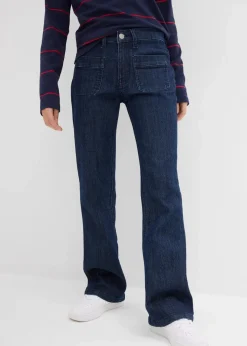 New Komfortable Bootcut-Jeans Kinder Mädchen 9-16 Jahre·Jeans