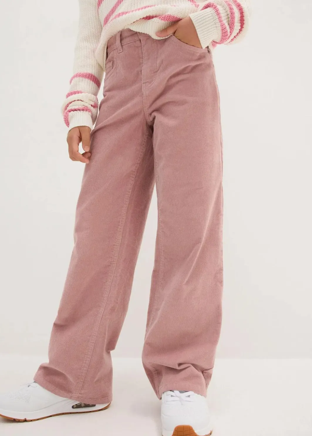Clearance Komfortable Cordhose Loose fit Kinder Mädchen 9-16 Jahre·Hosen & Leggings