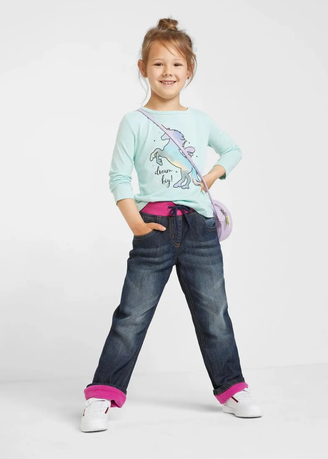 Komfortable Thermojeans mit Fleecefutter Kinder Mädchen 2-8 Jahre·Jeans & Hosen|Mädchen 2-8 Jahre·Jacken & Outdoor