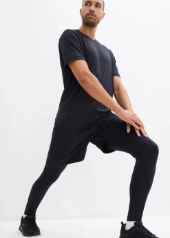 Herren bonprix Outdoorbekleidung|Sportbekleidung|Komfort-Lauftights Herren mit Handytasche
