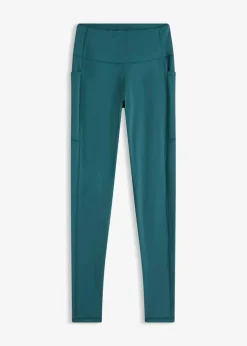 Damen bonprix Bekleidung·Sweat|Bekleidung·Kleider|Komfort-Sport-Leggings mit Handytasche, schnelltrocknend