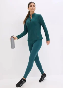 Damen bonprix Bekleidung·Sweat|Bekleidung·Kleider|Komfort-Sport-Leggings mit Handytasche, schnelltrocknend