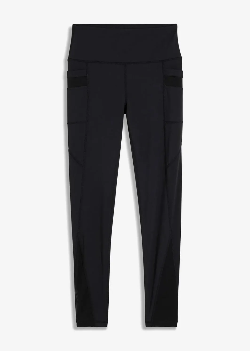 Online Komfort-Sport-Leggings mit transparentem Mesh und Handytasche Damen Bekleidung·Sweat|Bekleidung·Kleider