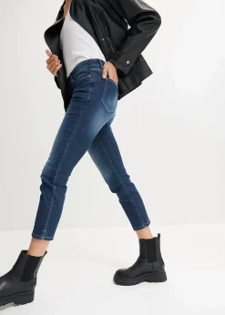 Hot Komfort-Stretch-7/8-Jeans mit Schlitz Damen Jeans|Bekleidung·Shirts & Tops