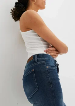 Hot Komfort-Stretch-7/8-Jeans mit Schlitz Damen Jeans|Bekleidung·Shirts & Tops