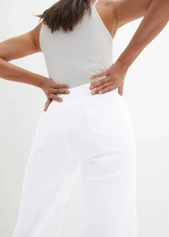 Damen bonprix Jeans|Bekleidung·Shirts & Tops|7/8-Komfort-Stretch-Jeans, Wide Fit