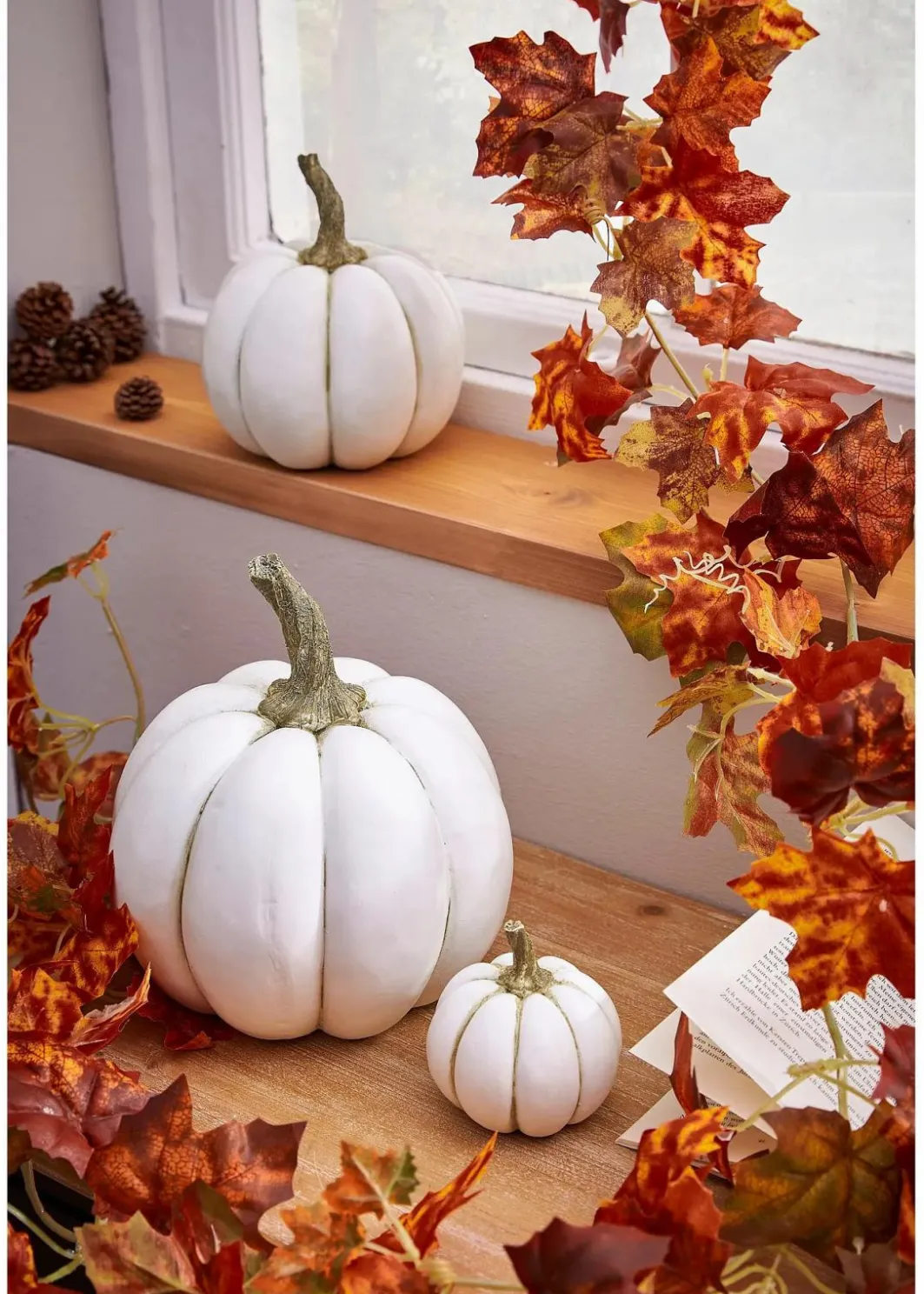 bonprix Wohnaccessoires|Kunstpflanzengirlande aus Herbstlaub
