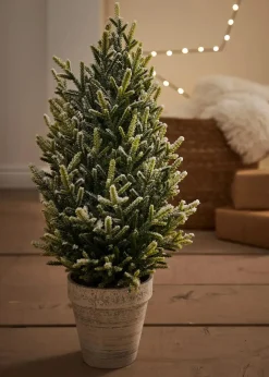 bonprix Wohnaccessoires|Weihnachtsdeko & -Textilien·Dekoration|Kunst-Weihnachtsbaum im Topf