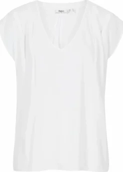 Damen bonprix Bekleidung·Jacken & Mäntel|Blusen & Tuniken|Kurzarmbluse aus fließender Viskose