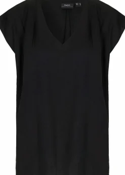 Damen bonprix Nachhaltigere Materialien|Blusen & Tuniken|Kurzarmbluse aus fließender Viskose