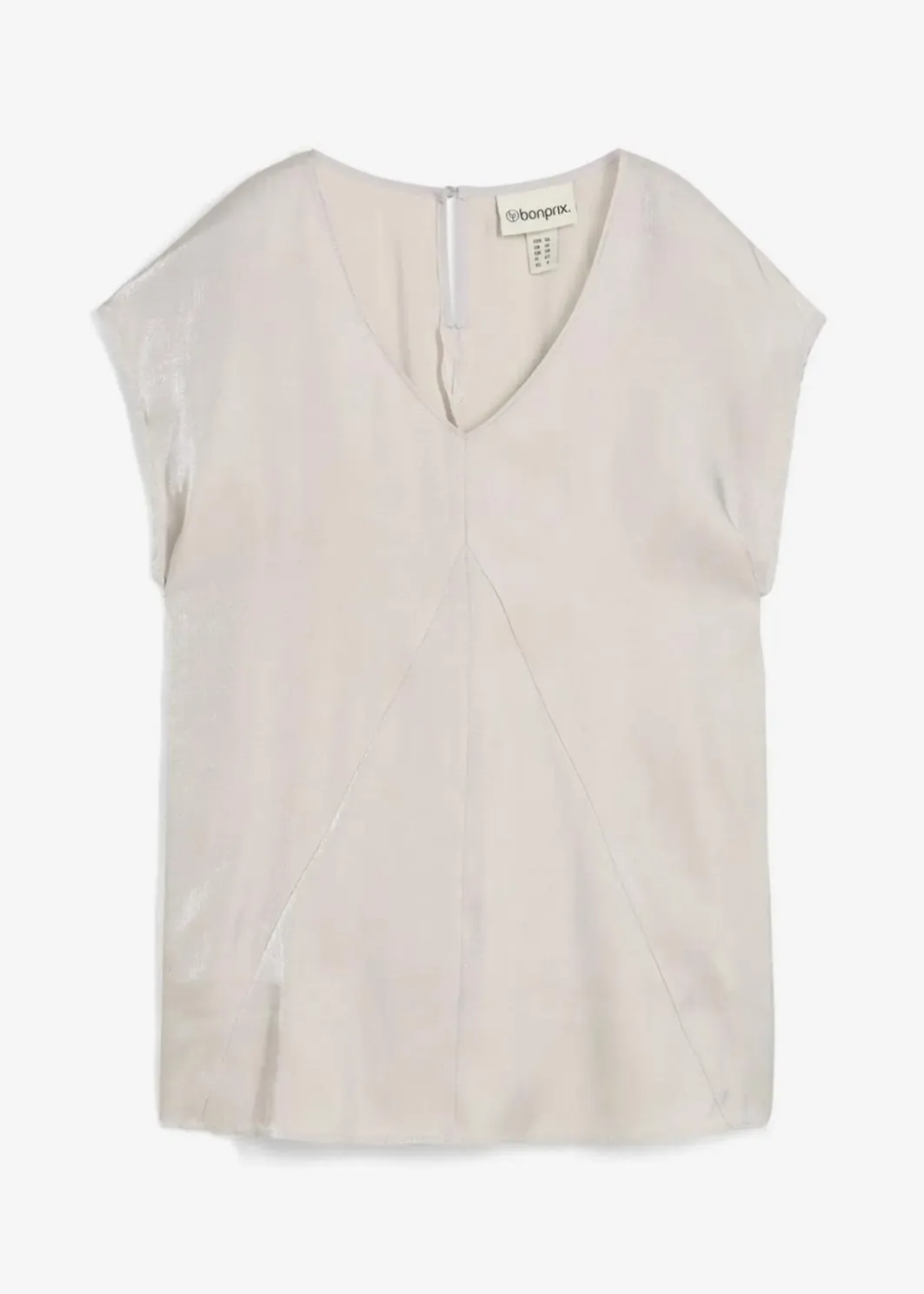 Hot Kurzarmbluse aus glänzendem Satin Damen Blusen & Tuniken|Bekleidung·Jacken & Mäntel
