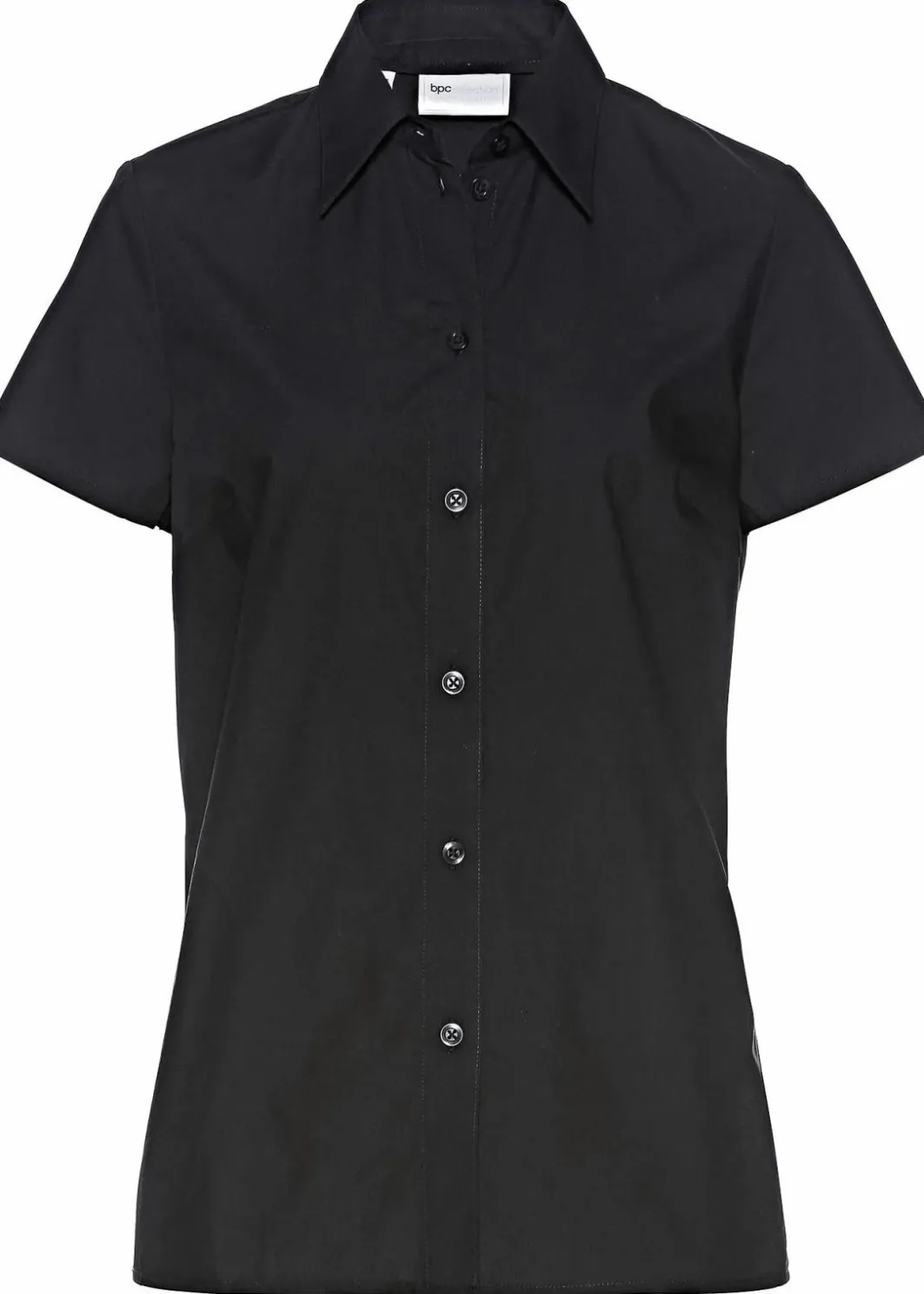 Clearance Kurzarmbluse aus Popeline Damen Blusen & Tuniken|Bekleidung·Jacken & Mäntel
