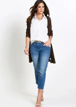 Online Kurzarmbluse aus Popeline Damen Bekleidung·Jacken & Mäntel|Blusen & Tuniken