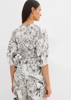 Best Kurzarmbluse aus reiner Baumwolle Damen Bekleidung·Jacken & Mäntel|Blusen & Tuniken