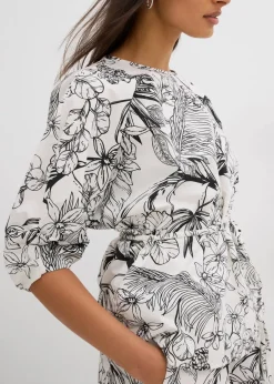 Best Kurzarmbluse aus reiner Baumwolle Damen Bekleidung·Jacken & Mäntel|Blusen & Tuniken