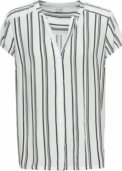 Clearance Kurzarmbluse aus reiner Viskose Damen Blusen & Tuniken|Nachhaltigere Materialien