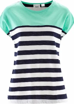 Discount Kurzarm-Flammgarn-Shirt Damen Shirts & Tops