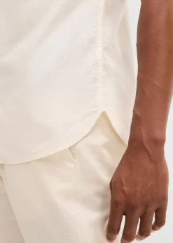 New Kurzarmhemd aus Leinen Herren Große Größen|Hemden