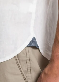 Herren bonprix Große Größen|Hemden|Kurzarmhemd aus reinem Leinen