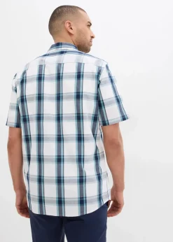 Herren bonprix Große Größen|Hemden|Kurzarmhemd aus reiner Baumwolle