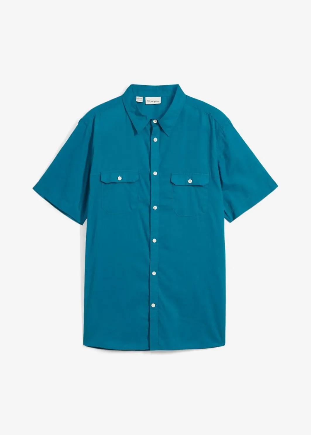 Herren bonprix Hemden|Basics|Kurzarmhemd aus reiner Baumwolle
