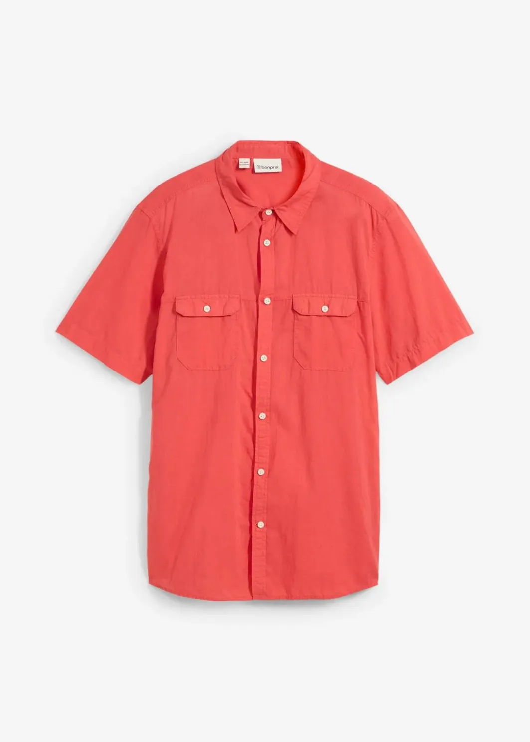 Sale Kurzarmhemd aus reiner Baumwolle Herren Hemden|Basics