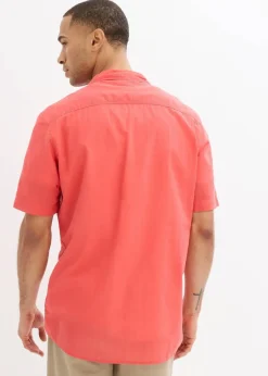 Sale Kurzarmhemd aus reiner Baumwolle Herren Hemden|Basics