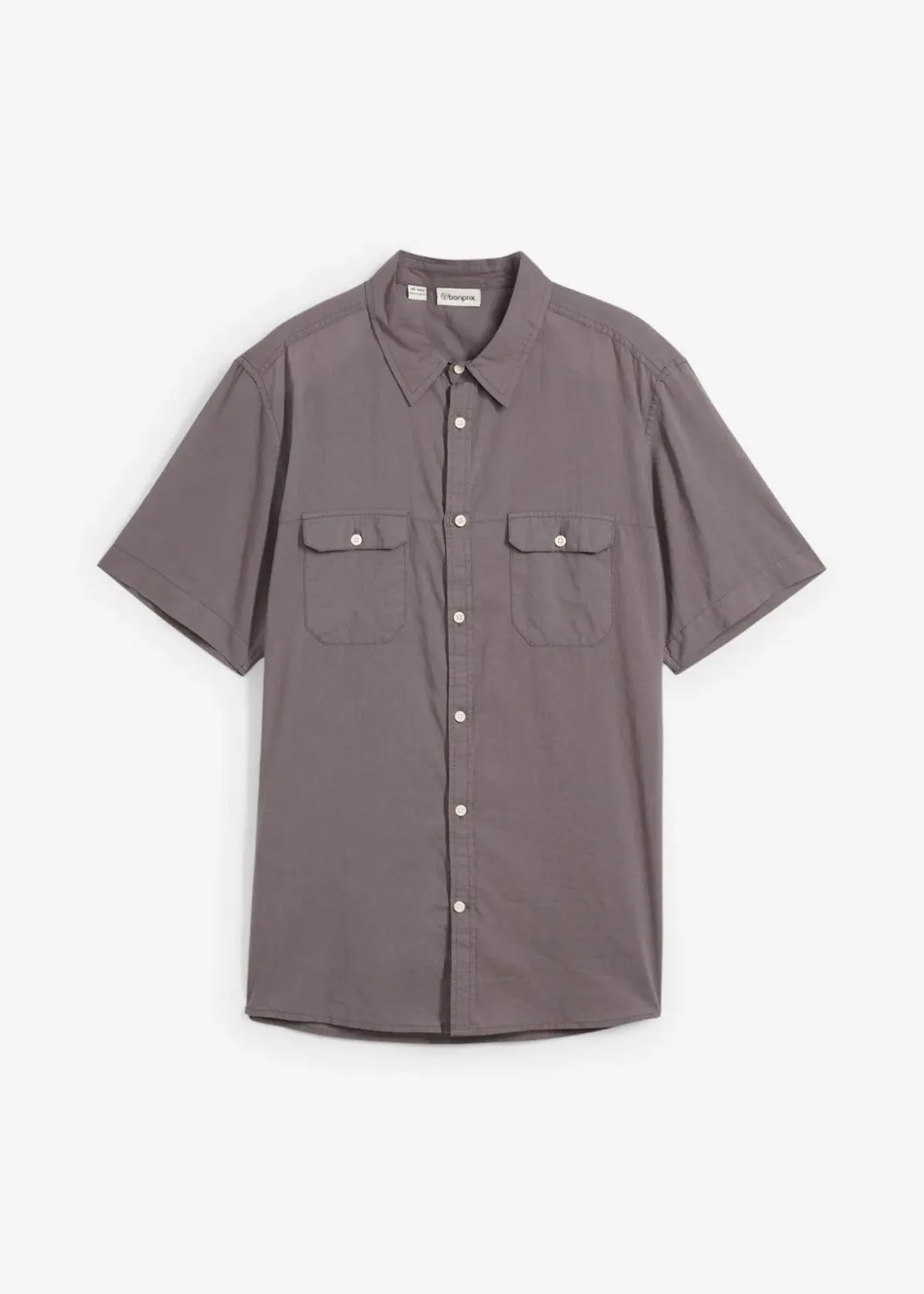 Herren bonprix Hemden|Basics|Kurzarmhemd aus reiner Baumwolle