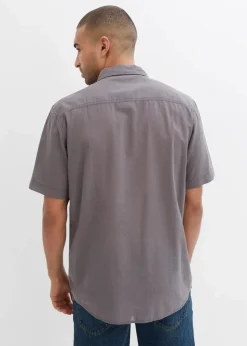 Herren bonprix Hemden|Basics|Kurzarmhemd aus reiner Baumwolle