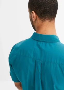 Hot Kurzarmhemd aus reiner Baumwolle Herren Hemden|Basics