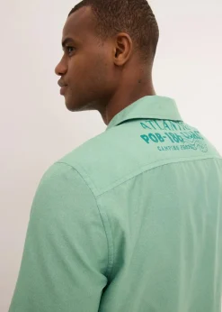 Herren bonprix Große Größen|Hemden|Kurzarmhemd aus reiner Baumwolle