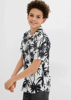 Kinder bonprix Jungen 9-16 Jahre·Anzüge & Hemden|Kurzarmhemd aus softer Viskose