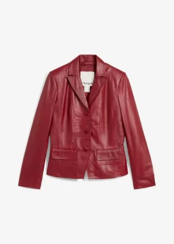 Damen bonprix Bekleidung·Basics|Blazer|Kurzblazer aus Lammnappa