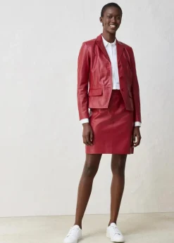 Damen bonprix Bekleidung·Basics|Blazer|Kurzblazer aus Lammnappa