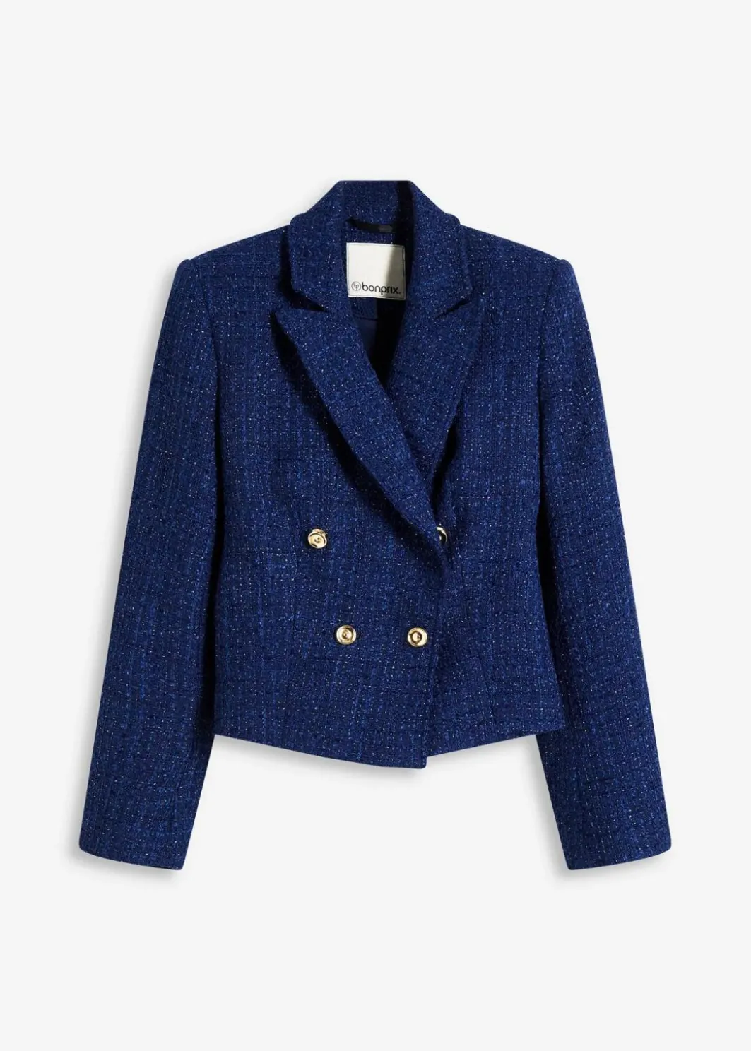 Damen bonprix Blazer|Bekleidung·Basics|Kurzblazer aus softem Bouclé