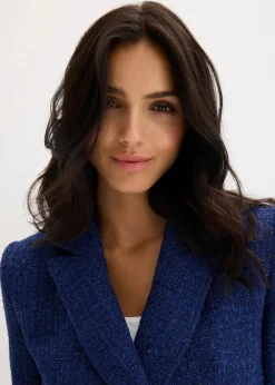 Damen bonprix Blazer|Bekleidung·Basics|Kurzblazer aus softem Bouclé