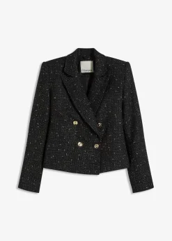 Sale Kurzblazer aus softem Bouclé Damen Bekleidung·Basics|Blazer