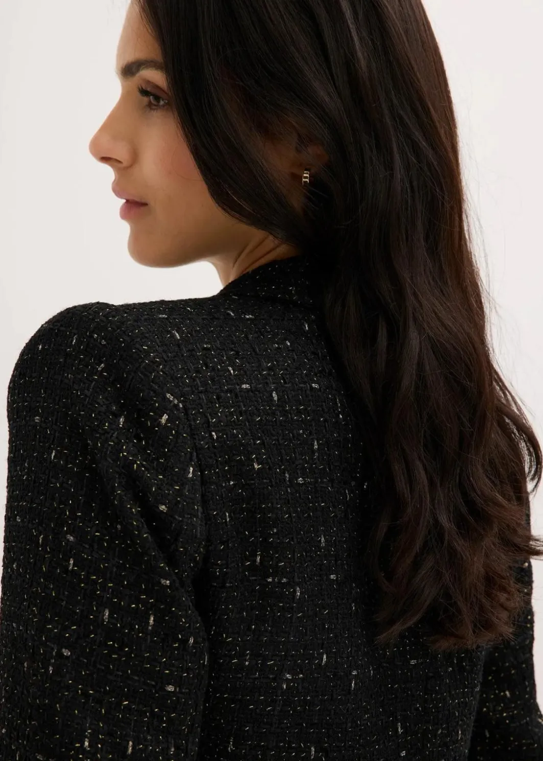 Sale Kurzblazer aus softem Bouclé Damen Bekleidung·Basics|Blazer