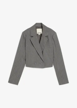 Online Kurzblazer mit Reverskragen Damen Bekleidung·Basics|Nachhaltigere Materialien