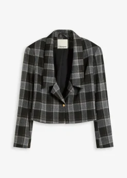 Damen bonprix Bekleidung·Basics|Blazer|Kurzblazer mit Schmuck-Knopf
