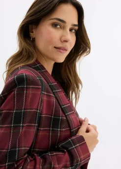 Clearance Kurzblazer mit Schmuck-Knopf Damen Blazer|Bekleidung·Basics