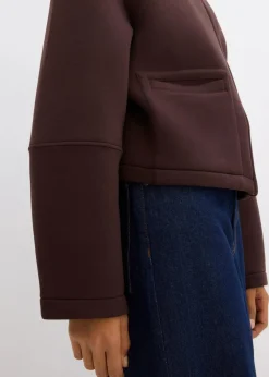 Damen bonprix Bekleidung·Hosen|Jacken & Mäntel|Kurze Jacke aus Scuba