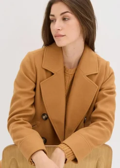 Sale Kurze Jacke in Wolloptik Damen Bekleidung·Hosen|Jacken & Mäntel